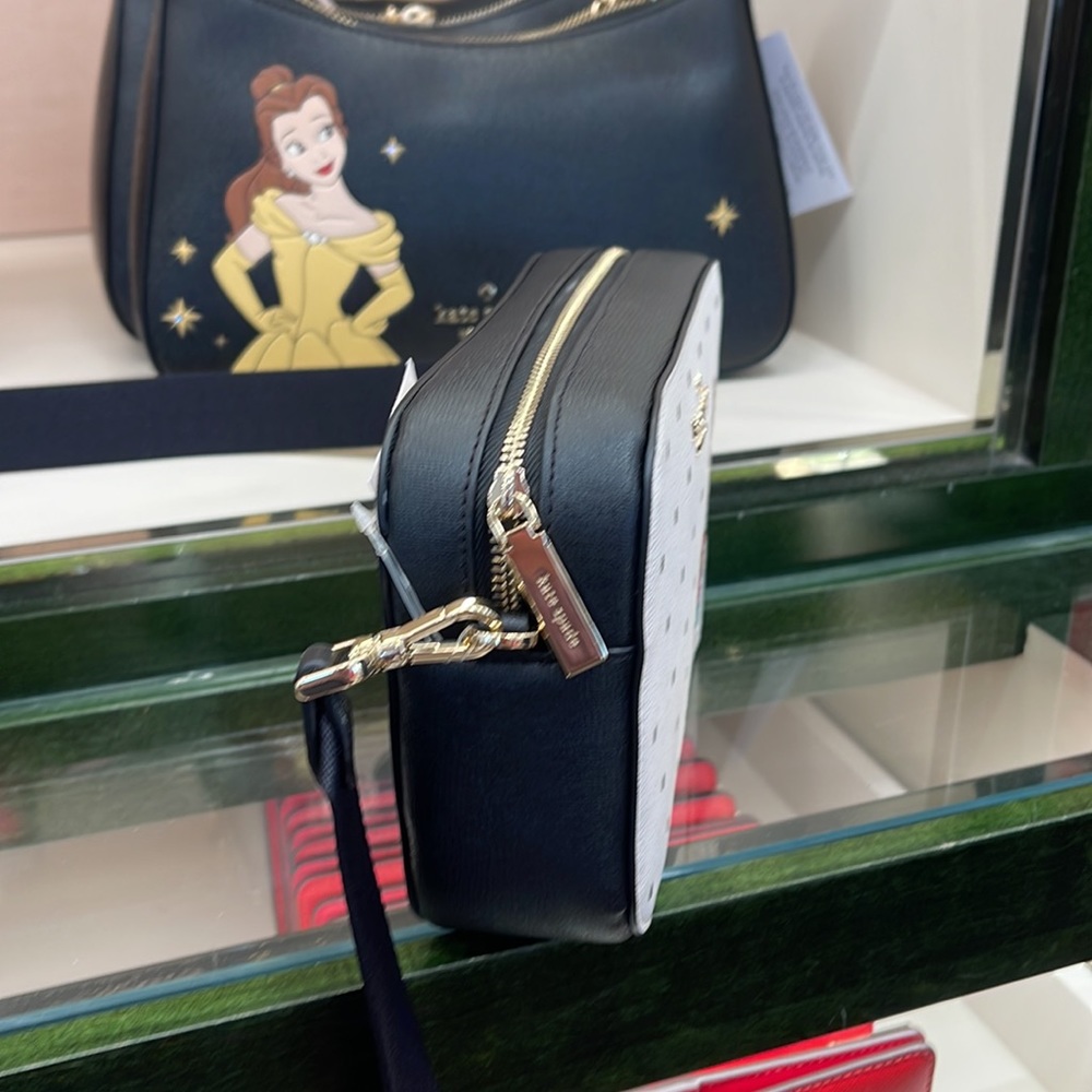 Disney X Kate Spade Beauty Mini Camera Crossbody Bag Cream Multi
 NWT - Picture 4 of 16